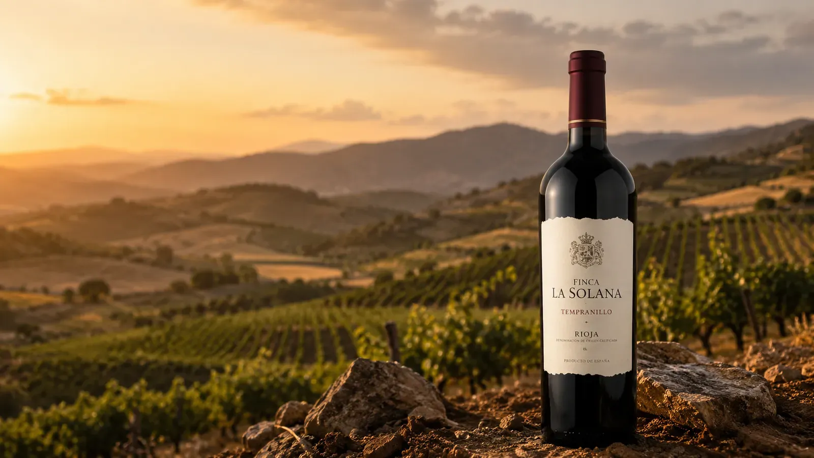 Rioja vs Ribera del Duero: which one for your table? | a Tempranillo above sunset vineyards · Spanish Terroir
